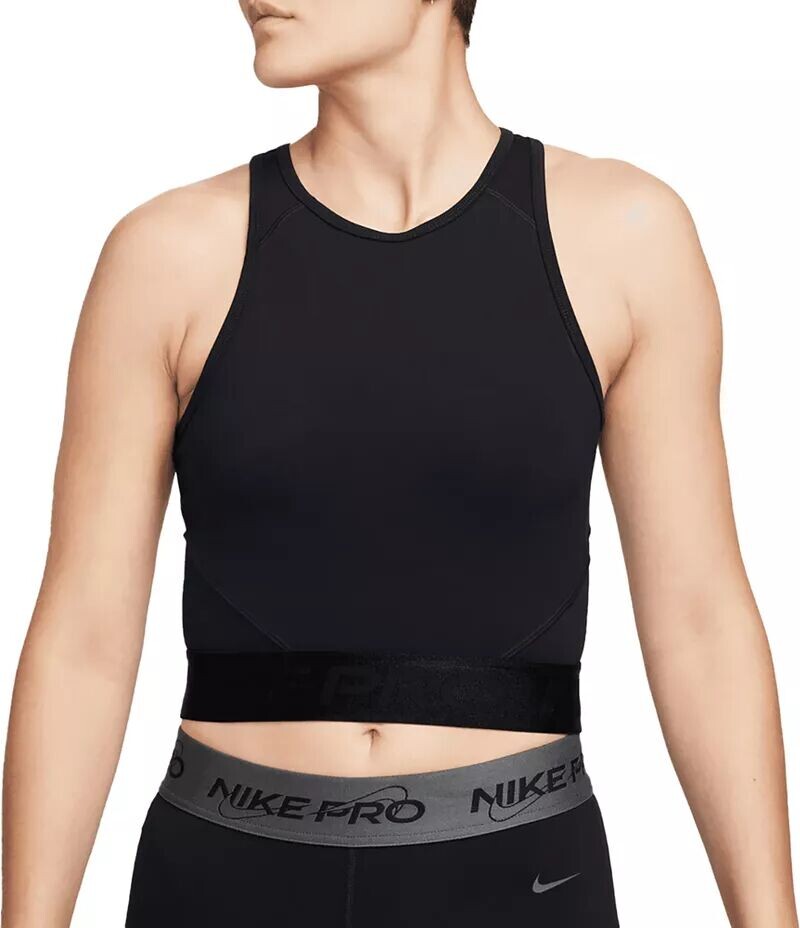 

Женский укороченный топ Nike Pro Dri-FIT, черный