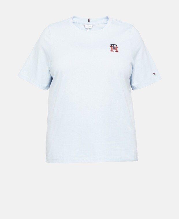 

Футболка Tommy Hilfiger Curve, светло-синий