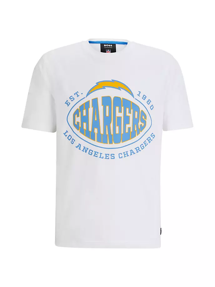 

Футболка BOSS x NFL из эластичного хлопка Boss, цвет chargers natural