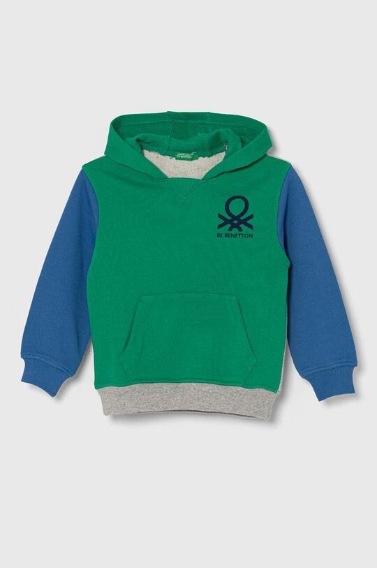 

United Colors of Benetton Детская хлопковая толстовка, зеленый
