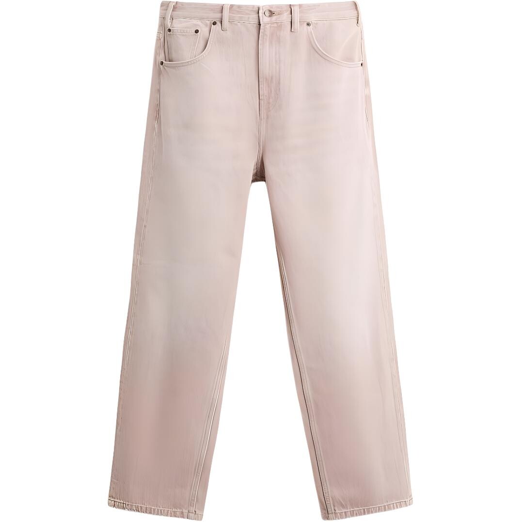 

Джинсы унисекс розовые Zara, розовый