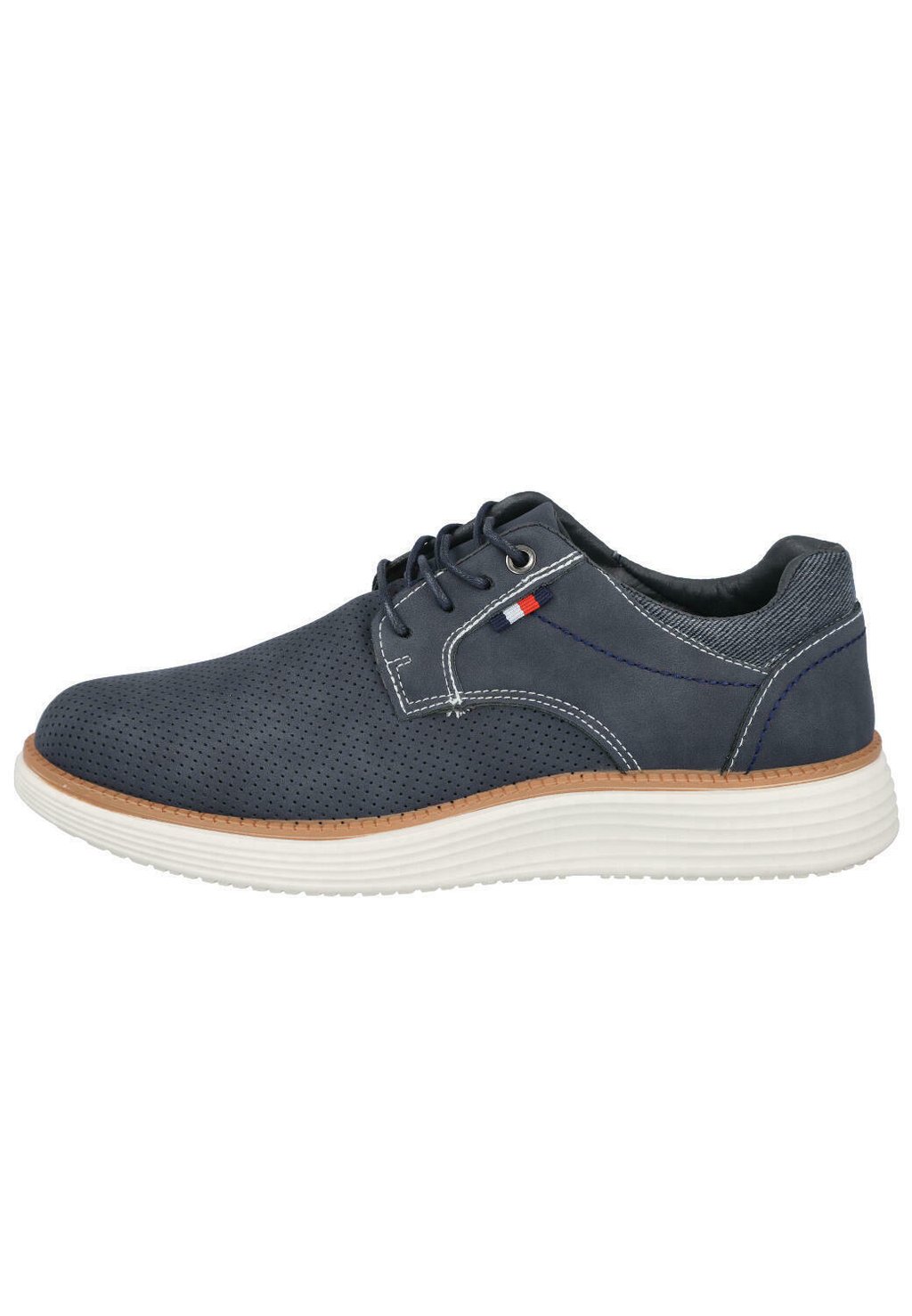 Туфли на шнуровке FC-01 L&R Shoes, синий цена и фото
