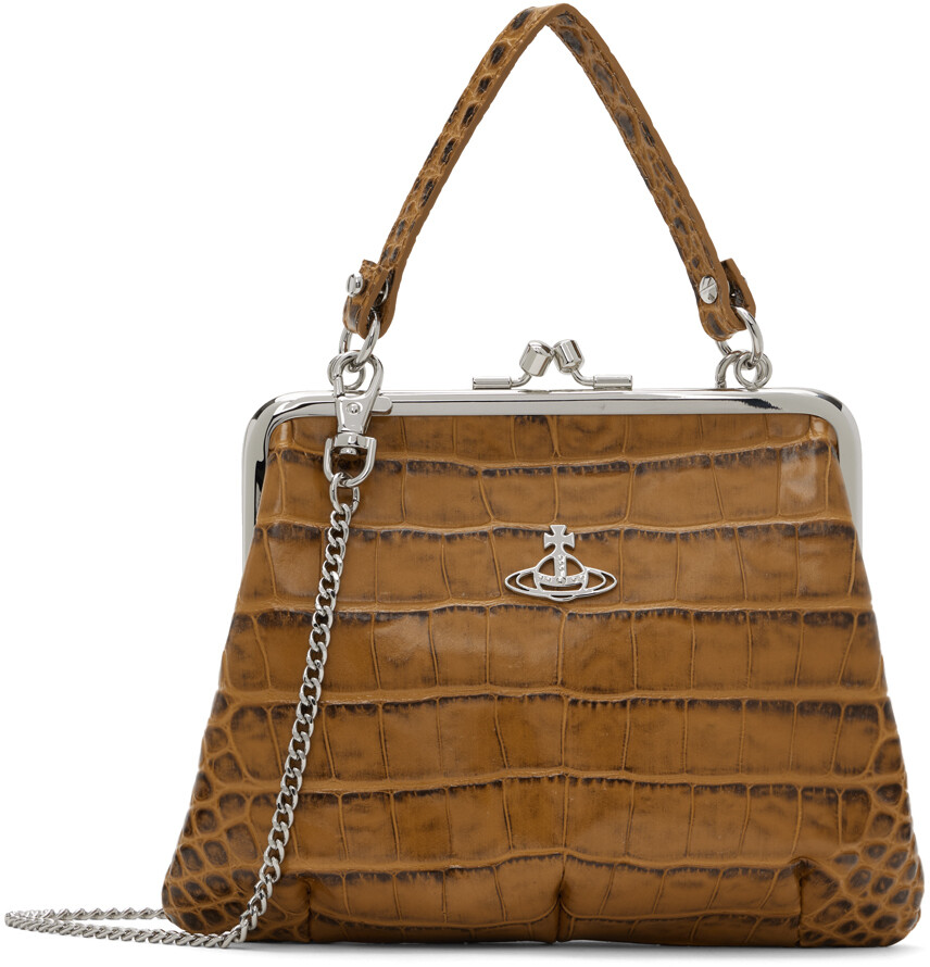 

Светло-коричневая сумка Granny Frame Vivienne Westwood