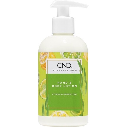 

Лосьон для рук и тела Scentsations с цитрусовыми и зеленым чаем для унисекс, 8,3 унции, Cnd