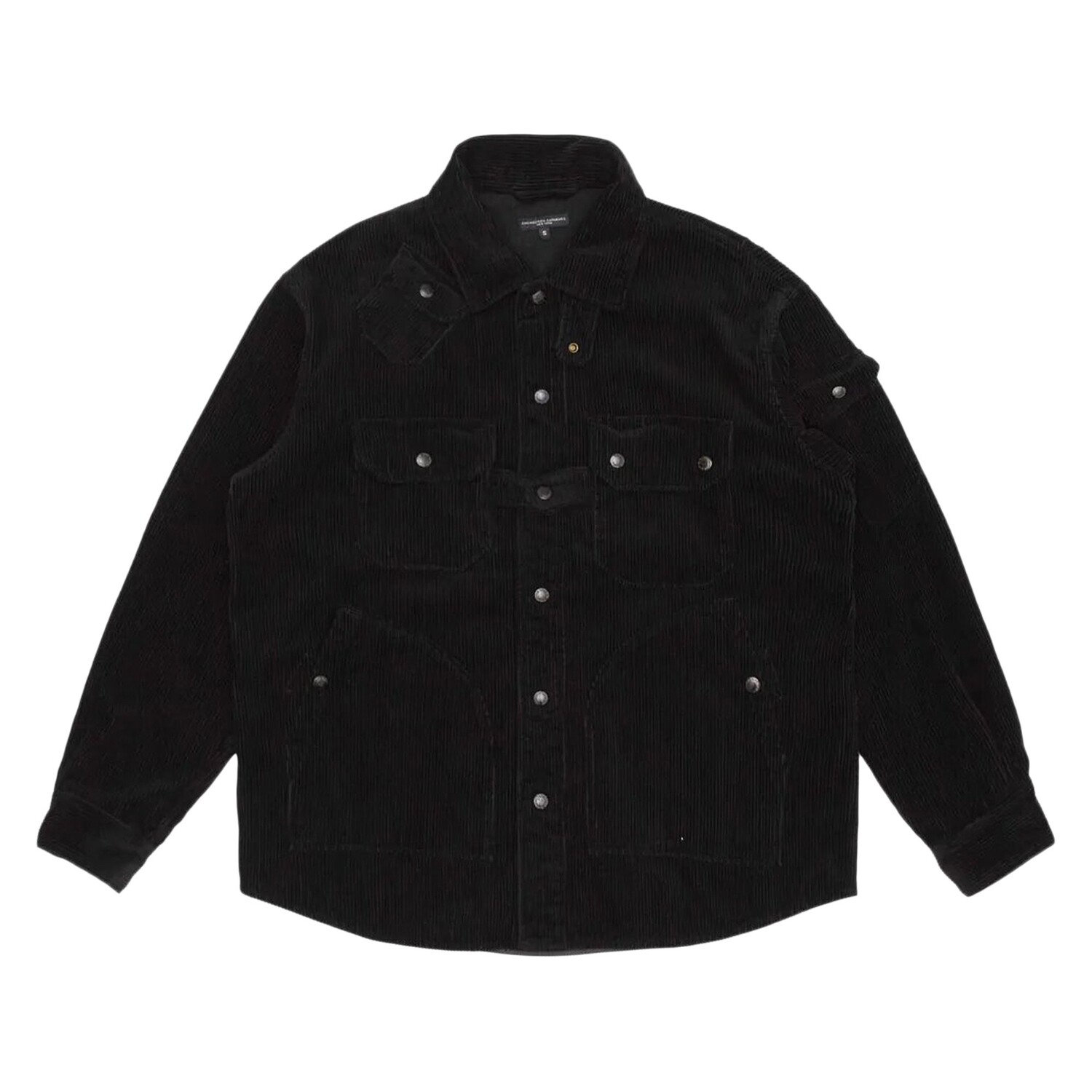 

Engineered Garments Куртка-рубашка Poly Fake Melton Explorer, цвет черный