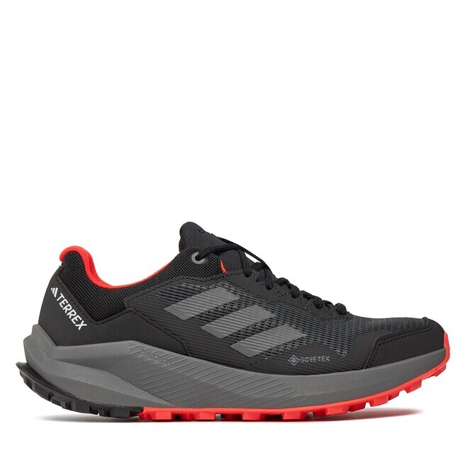 

Кроссовки adidas Terrex Trail Rider GORE-TEX Trail Running Shoes HQ1233 Core Black/Grey Four/Solar Red, черный