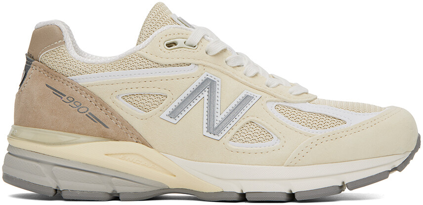 

Бежевые кроссовки Made in USA 990v4 New Balance