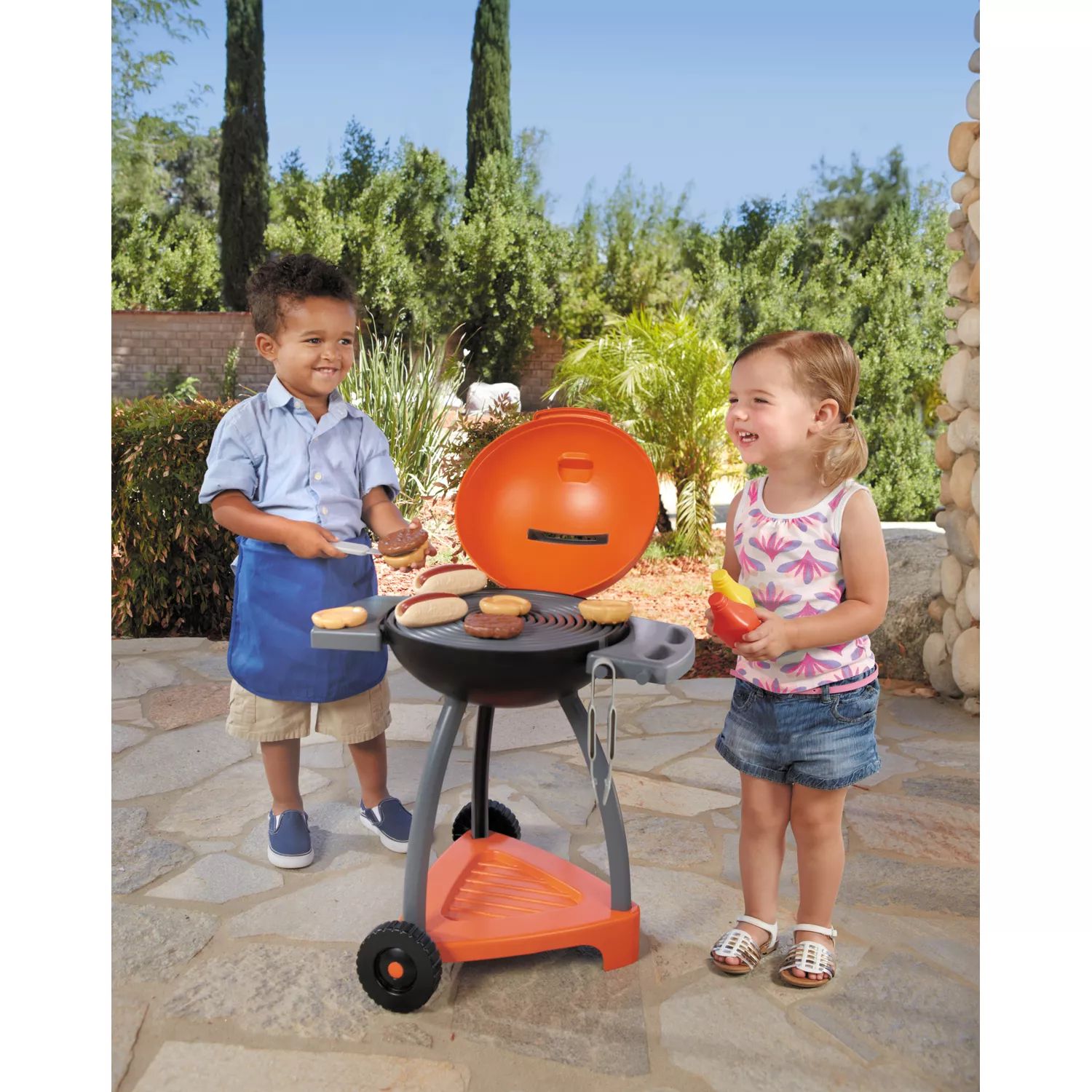 Little Tikes Sizzle 'n Serve Grill Little Tikes little tikes 172410e3 first slide pink