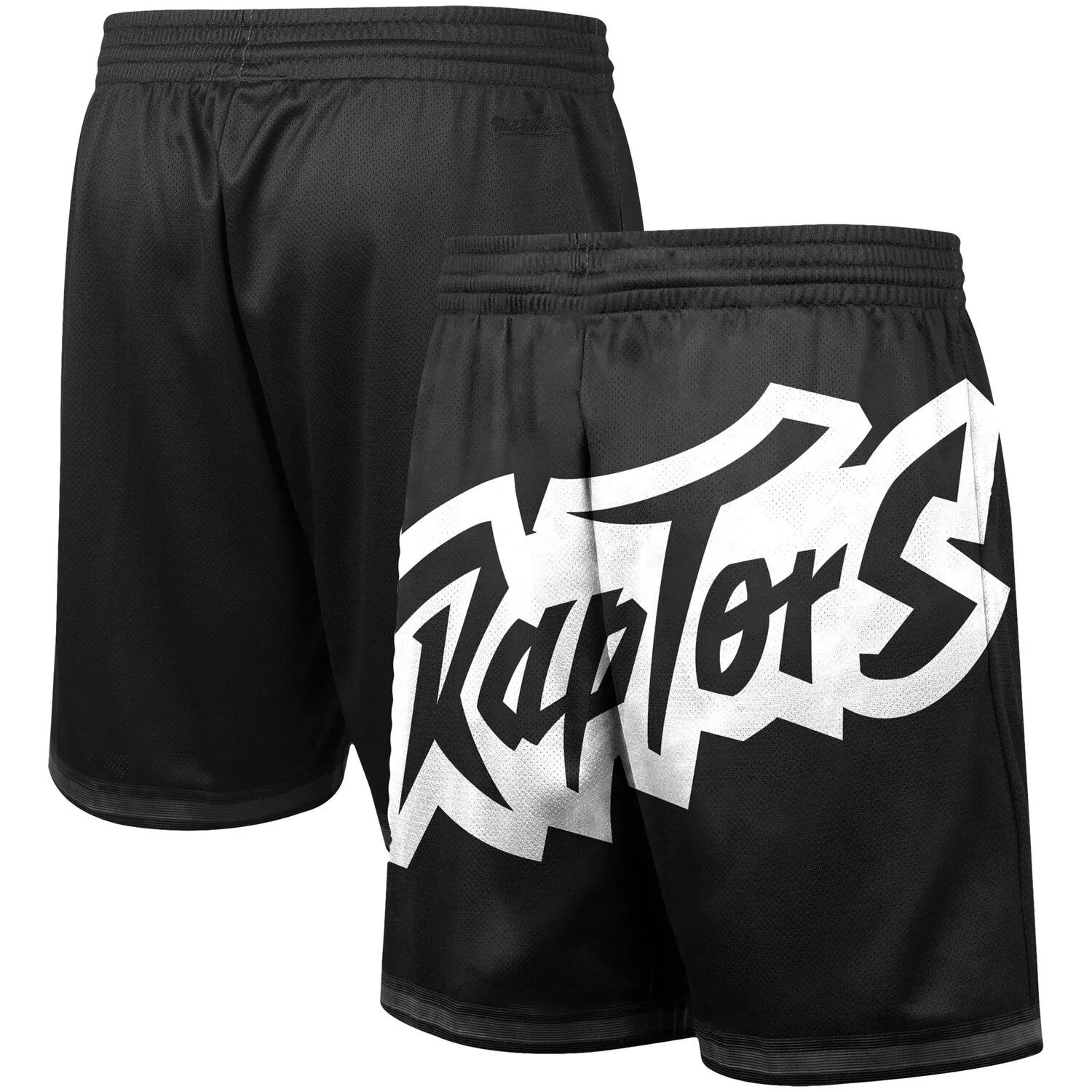 цена Мужские черные модные шорты Mitchell & Ness Toronto Raptors Big Face 3.0
