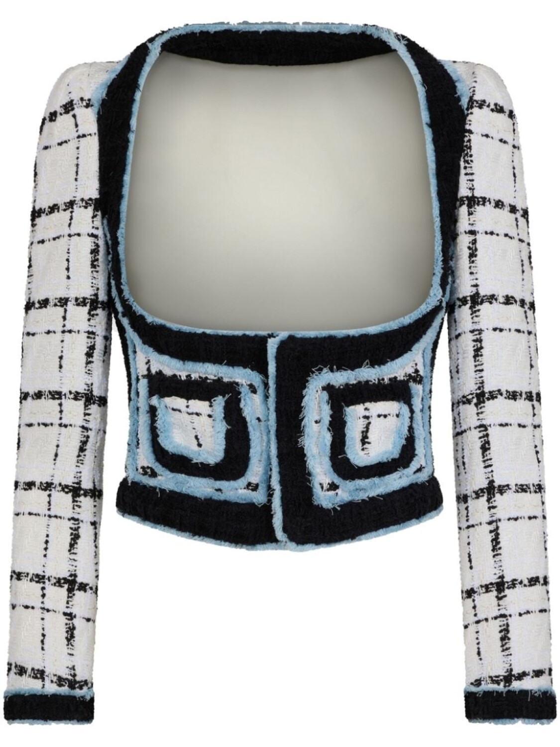 

Dsquared2 жакет из ткани букле, белый