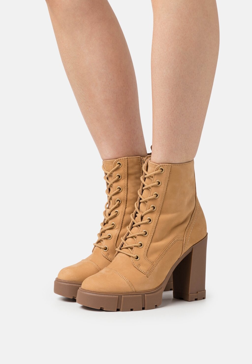 

Ботильоны на шнуровке ALDO, светло-коричневый