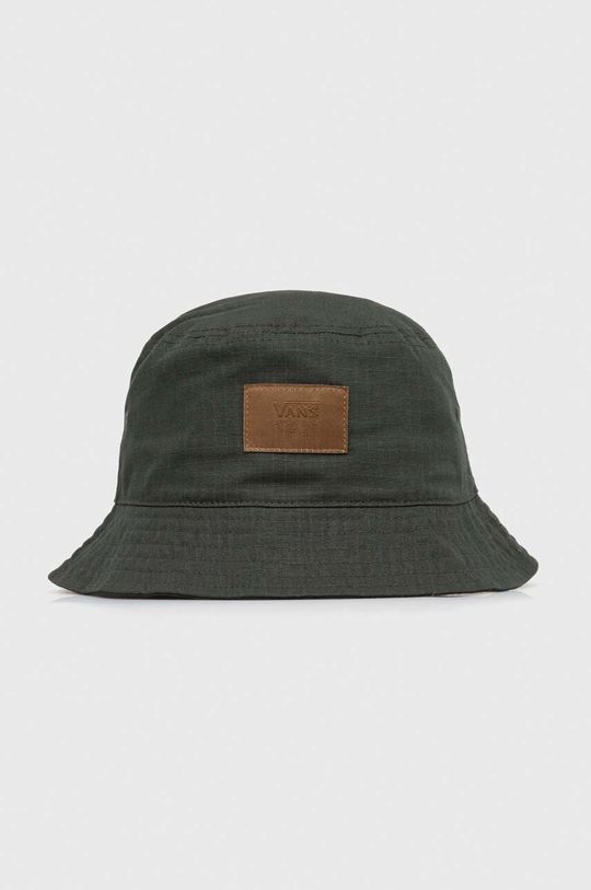 Хлопчатобумажная шапка Vans, зеленый