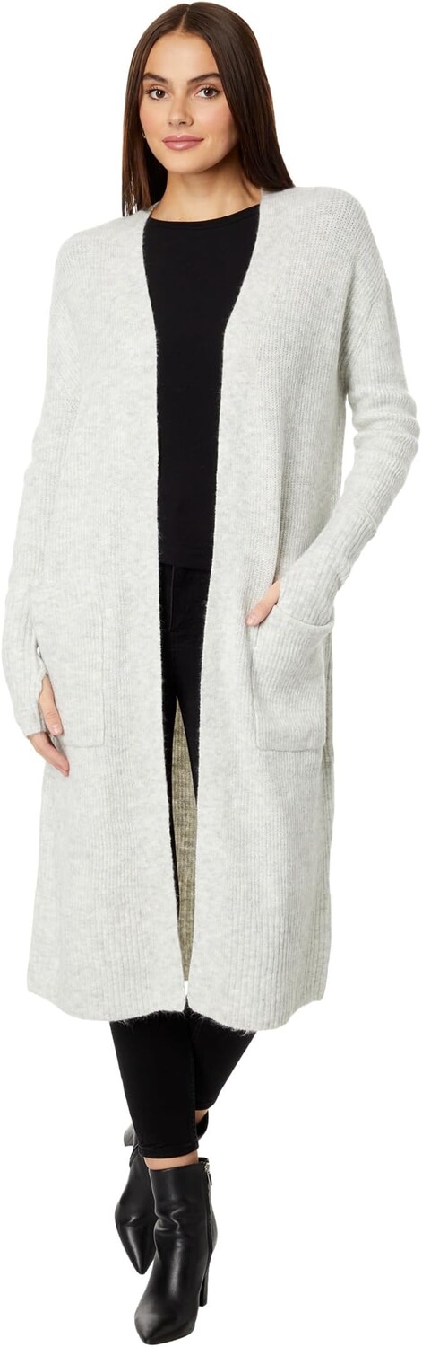 

Свитер Long Sub Cozy Cardigan Vince Camuto, цвет Sliver Heather
