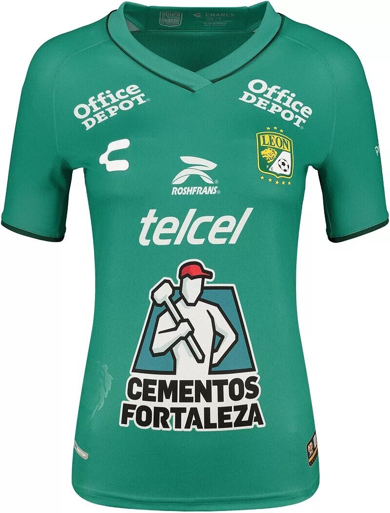 

Charly Женское женское джерси Club Leon 2023 Authentic Home Джерси