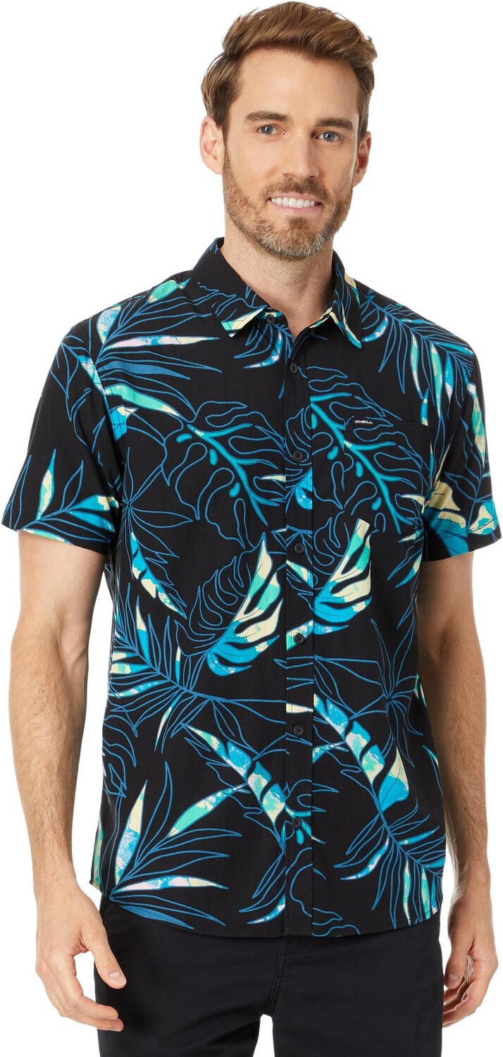 

Рубашка Oasis Eco Standard Short Sleeve Woven O'Neill, черный
