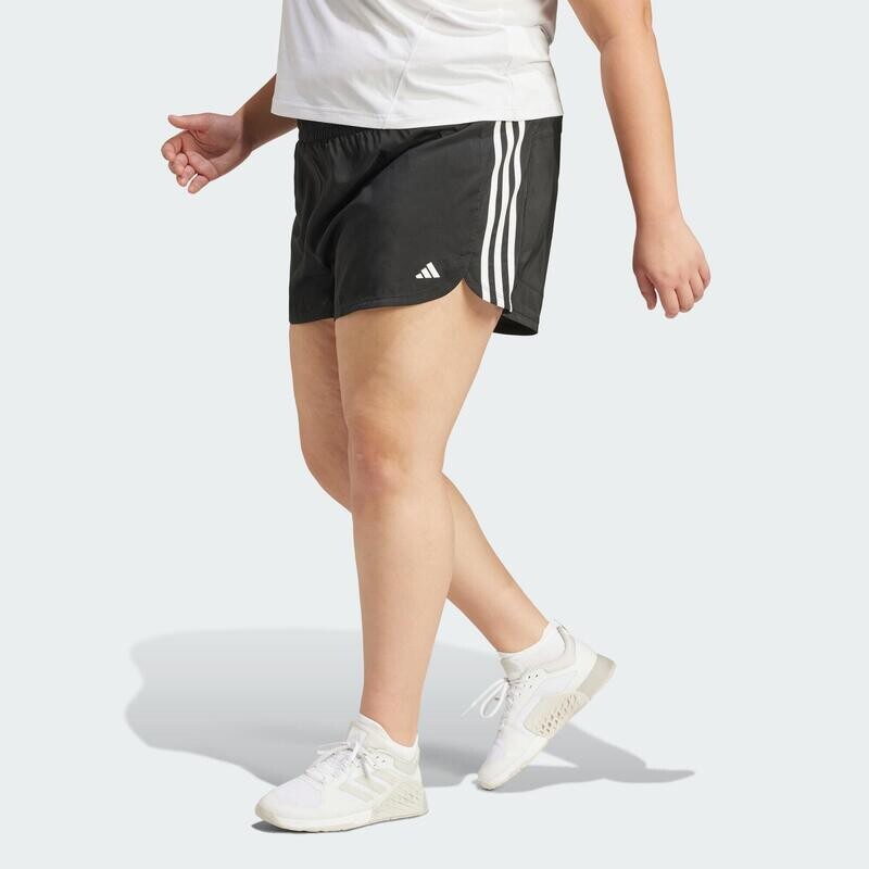 

Тканые шорты с высокой посадкой с 3 полосками Pacer Training – большие размеры ADIDAS, цвет weiss