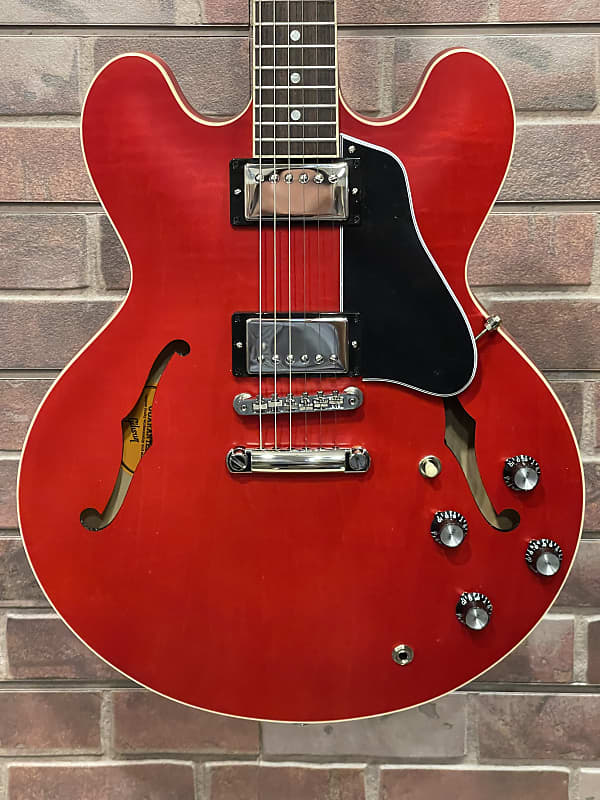 Электрогитара Gibson 335 Satin Dot 2023 - Cherry