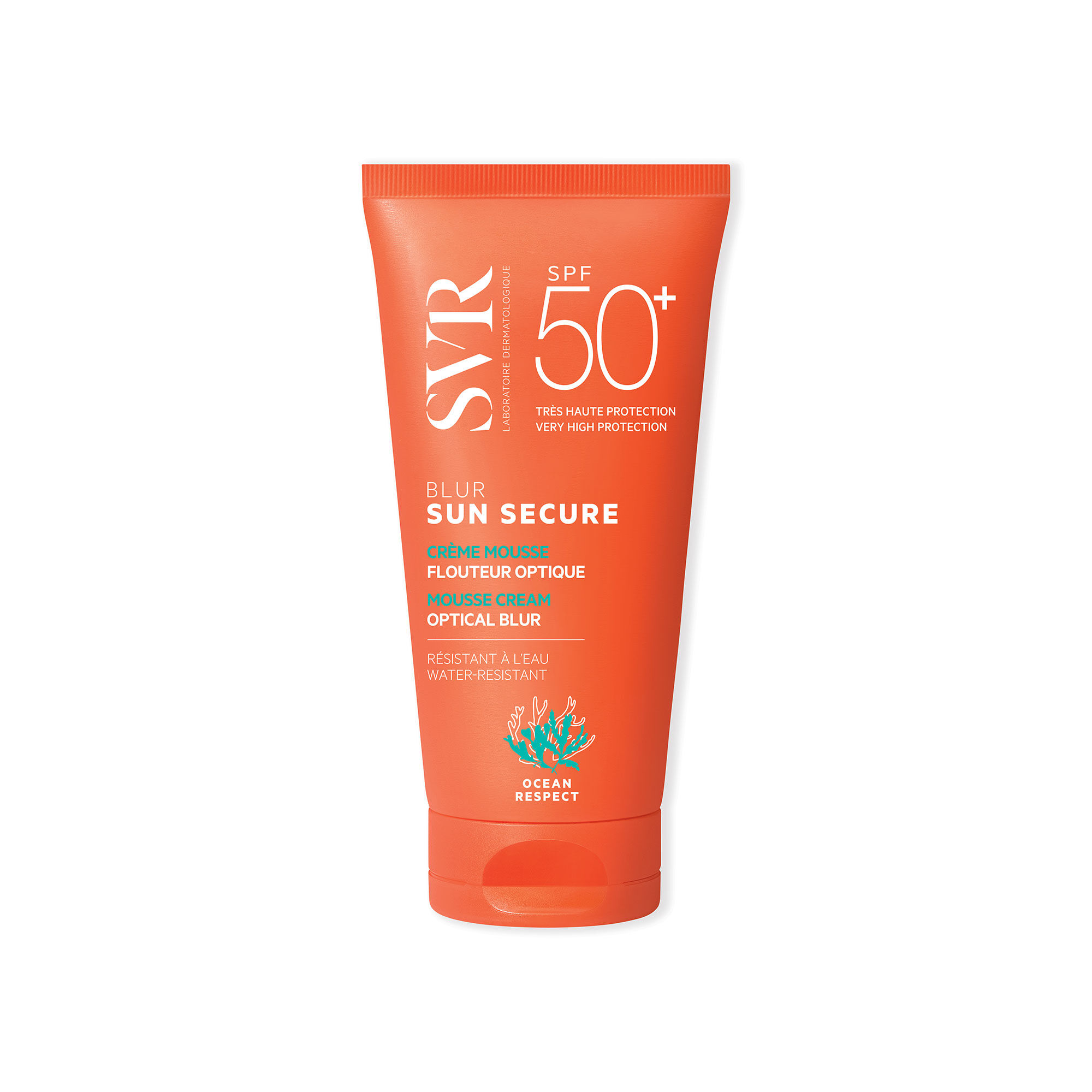 Защитный крем-мусс для лица с spf50+ Svr Sun Secure, 50 мл