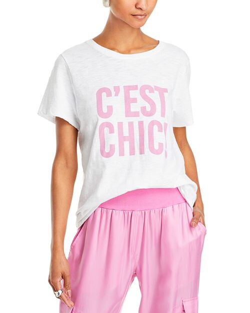 

Футболка C'EST CHIC с графическим рисунком Cinq à Sept, цвет White