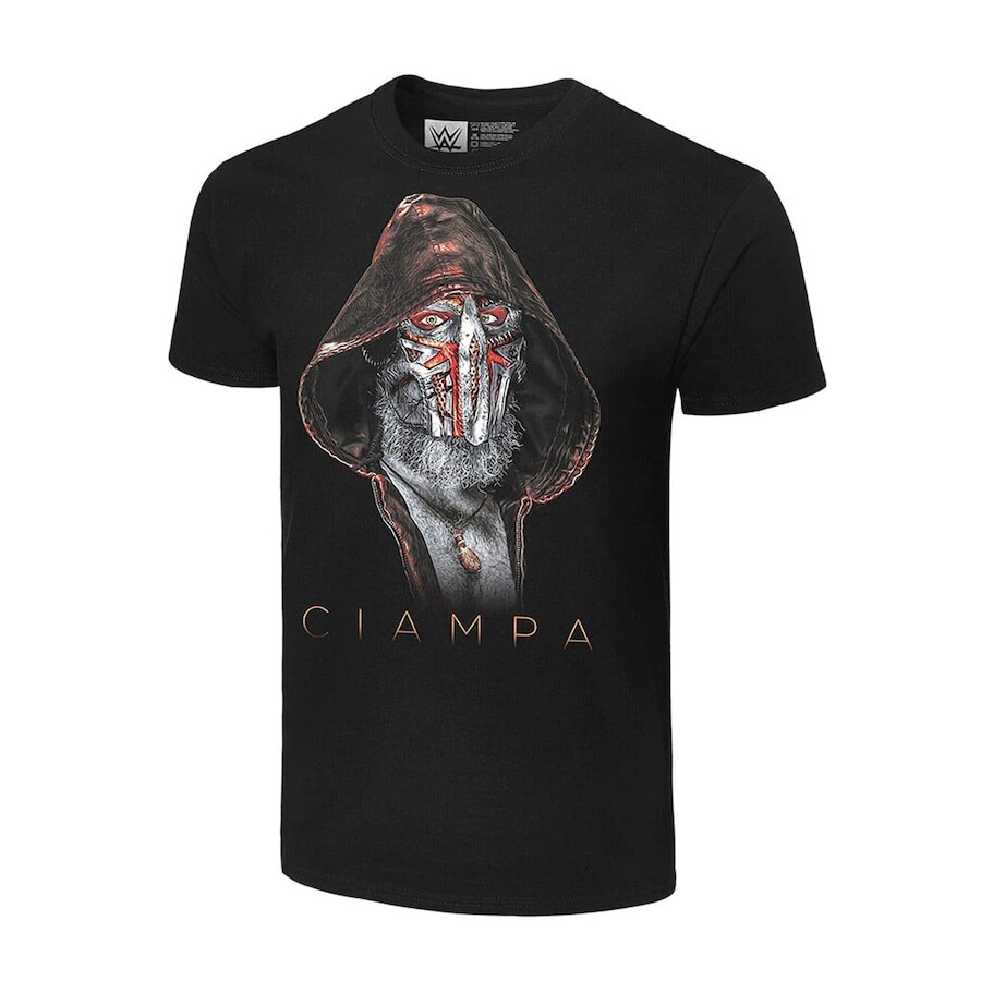 

Футболка с коротким рукавом WWE Authentic Tommaso Ciampa, черный