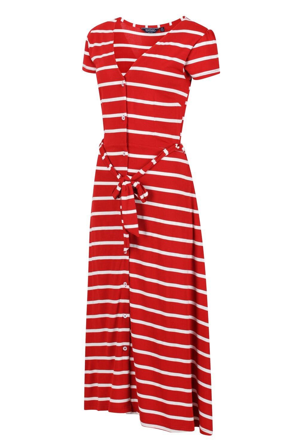 Полосатое платье миди 'Maisyn' Regatta, красный новинка женское платье большого размера элегантное свободное женское платье женское платье среднего востока