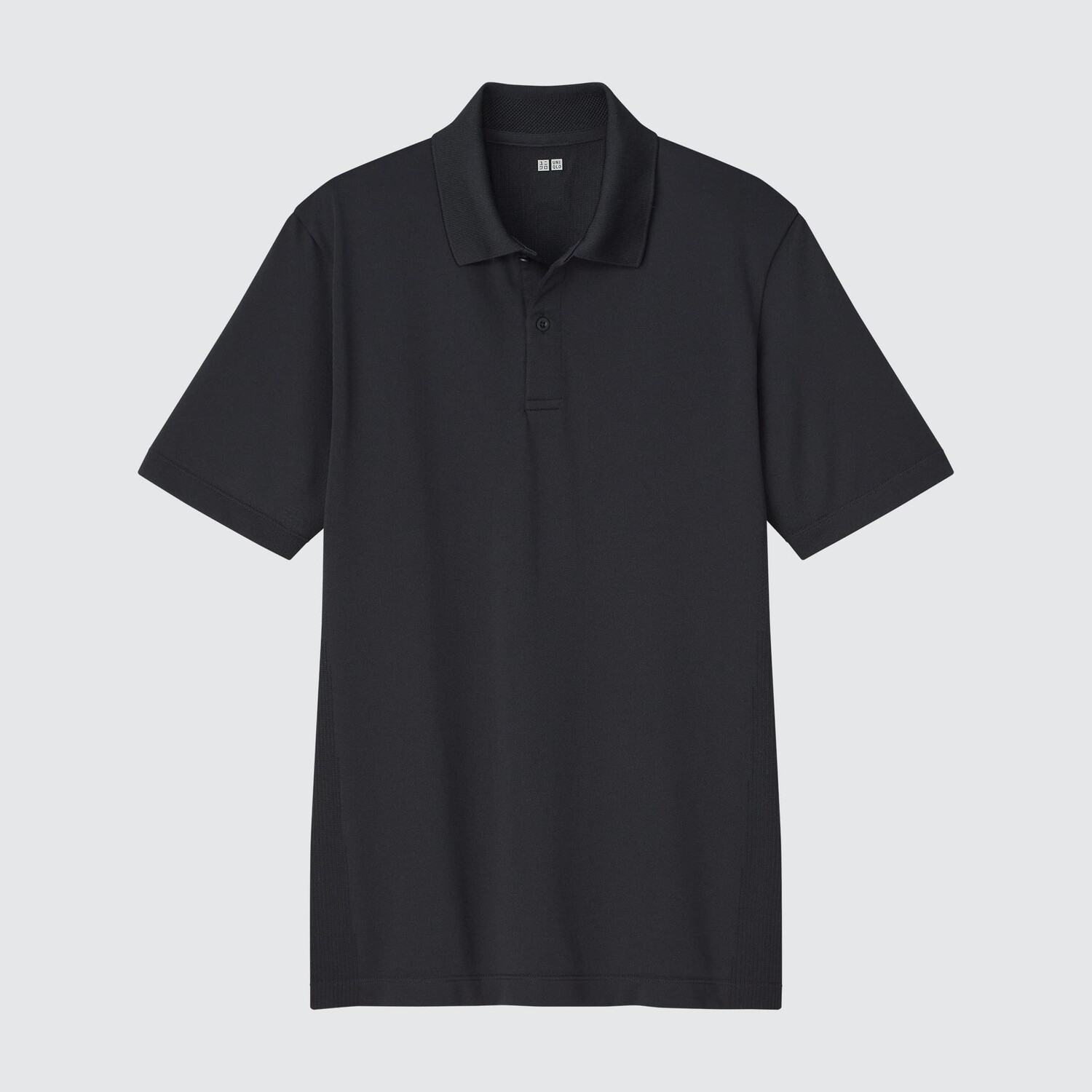 

Рубашка-поло Uniqlo Dry-Ex с короткими рукавами, черный