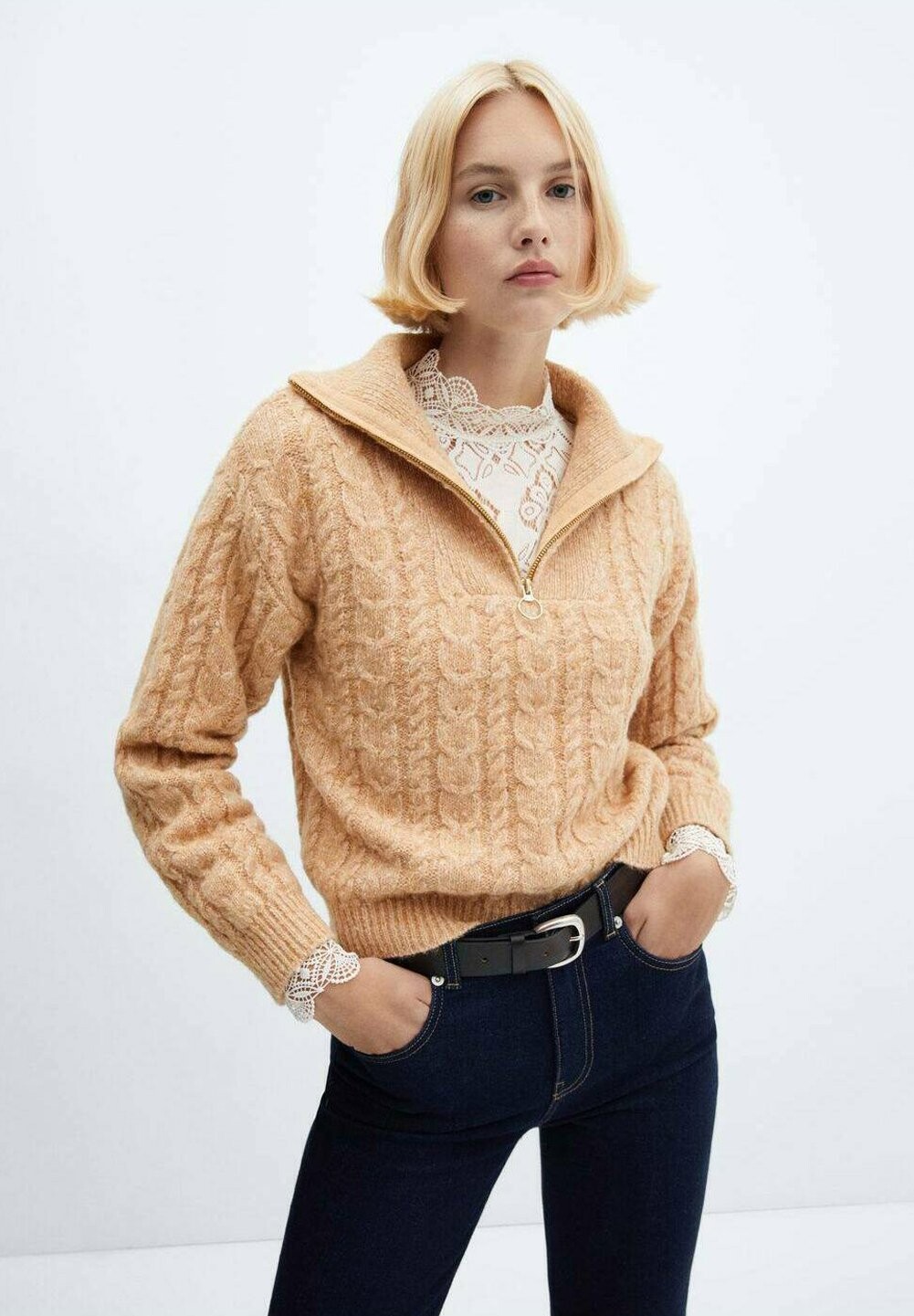 

Свитер Lizor Mango, цвет marron moyen