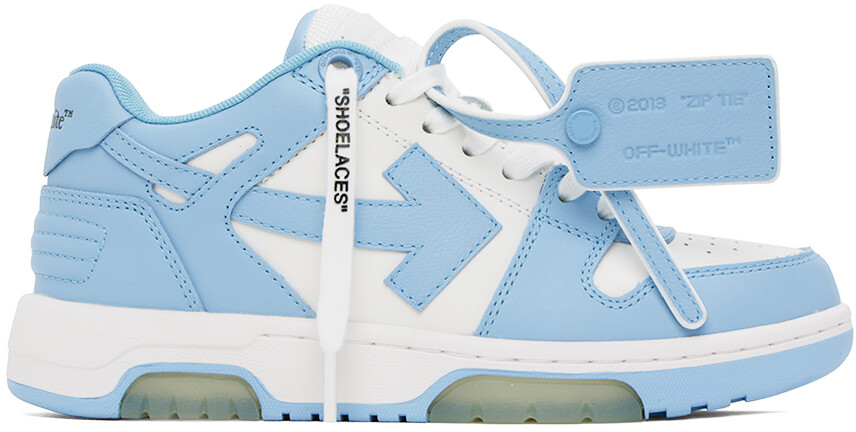 

Off-White Сине-белые кроссовки Out Of Office