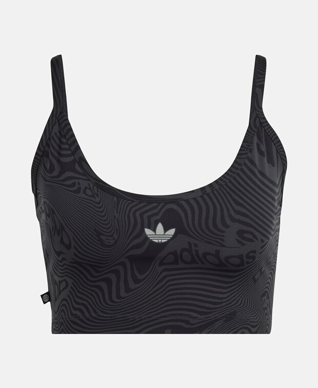 

Топ на тонких бретельках adidas, антрацит