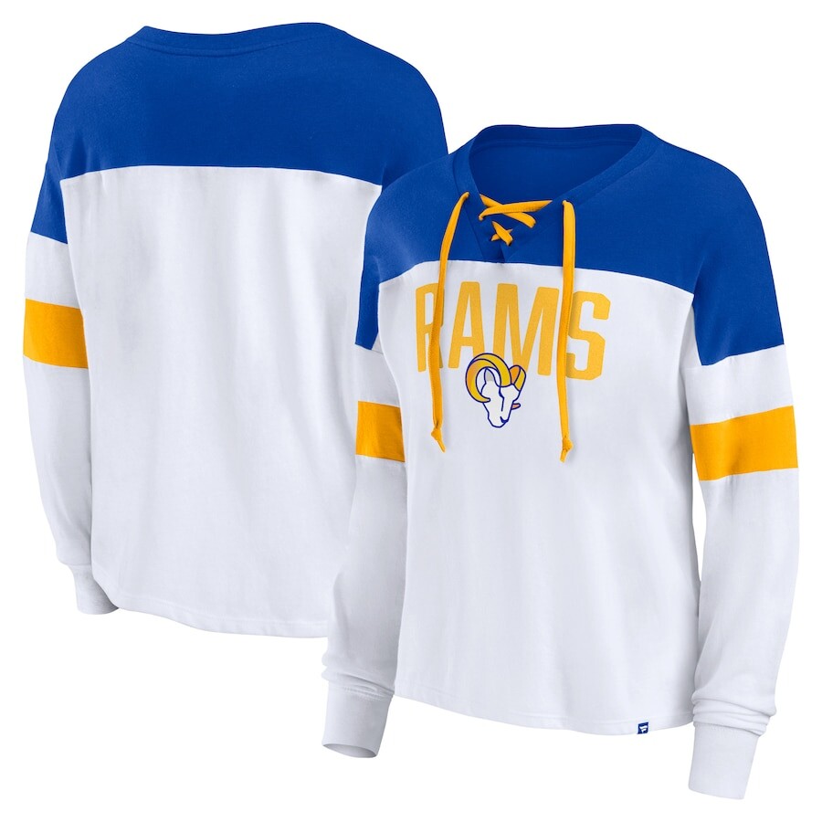 

Футболка с длинным рукавом Fanatics Branded Los Angeles Rams, белый