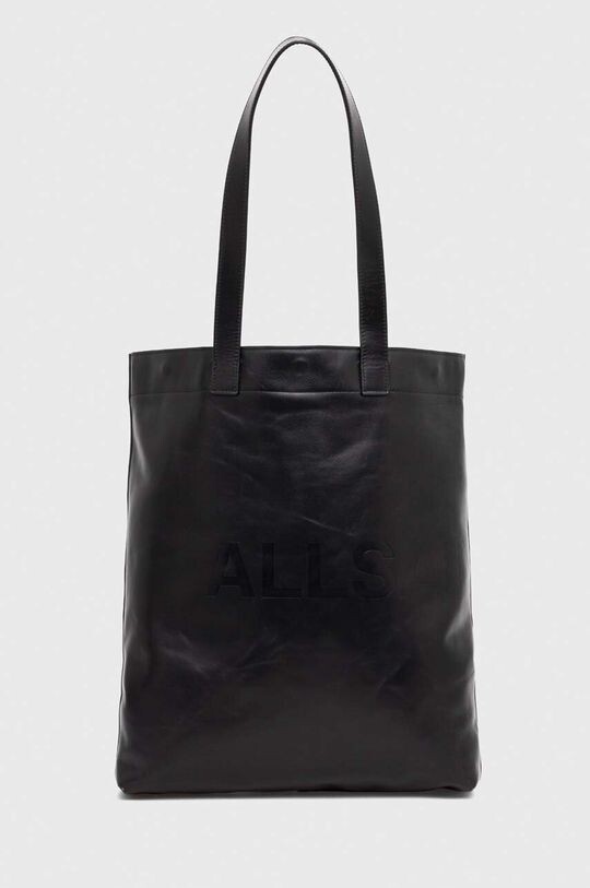 

Кожаная сумка Yuto AllSaints, черный