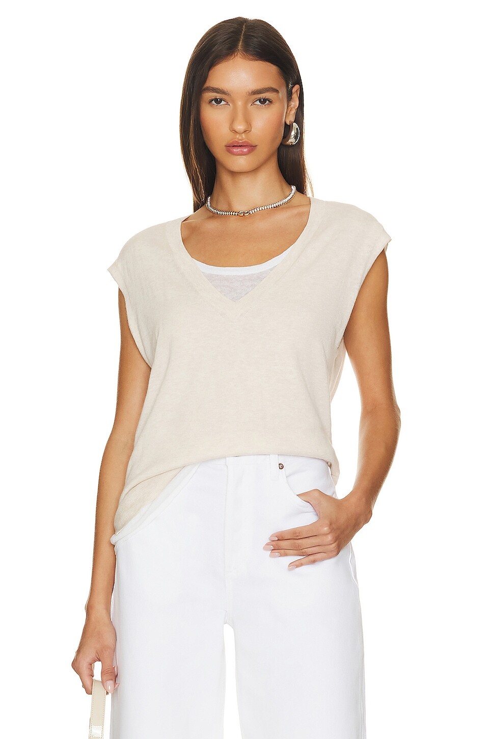 

Футболка Brochu Walker Leia Layered Looker, цвет Calico Combo