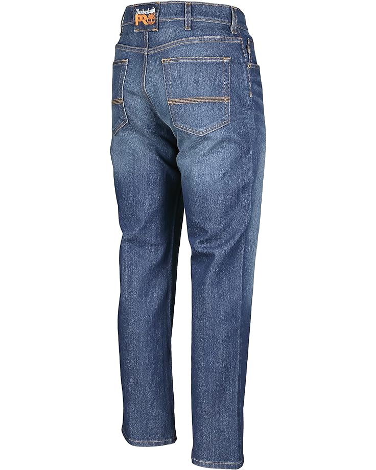 Джинсы Timberland PRO Ballast Straight Fit Flex Five-Pocket Jeans, цвет Dark Wash with Sanding