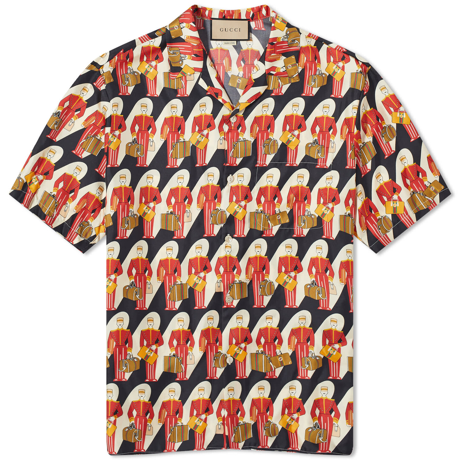 

Рубашка Gucci Porter Vacation, черный