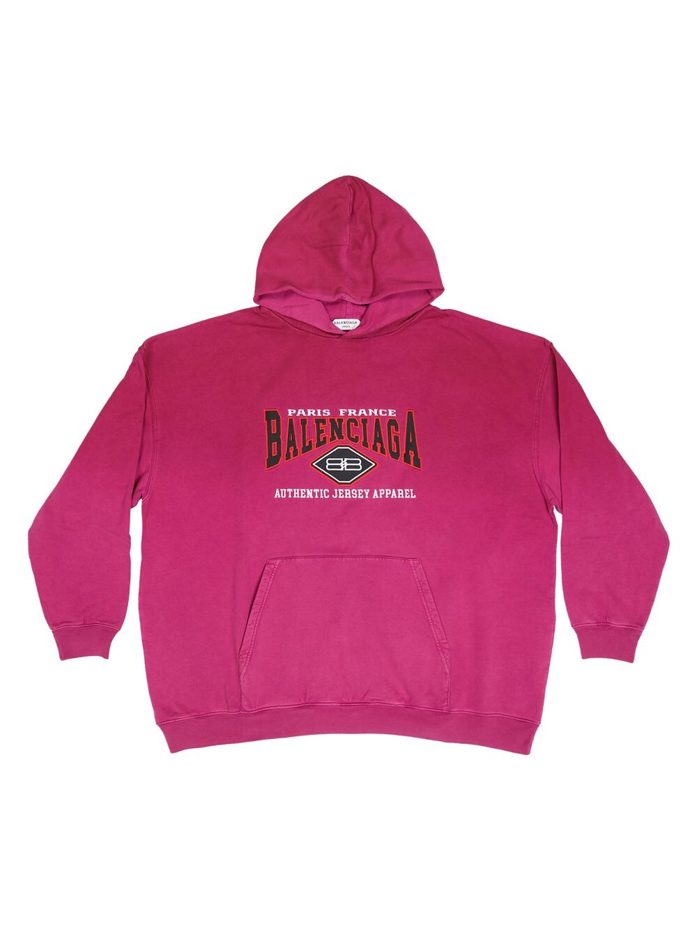 

Толстовка B Authentic большого размера Balenciaga, Розовый