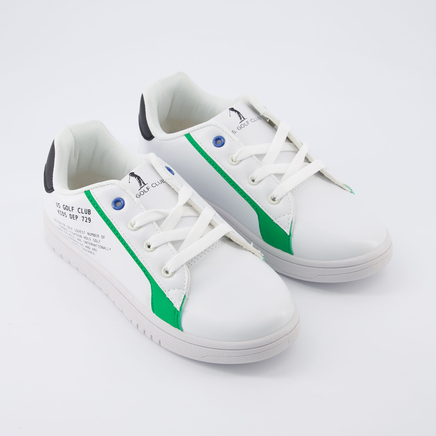 Белые кроссовки с логотипом US Golf Club Junior