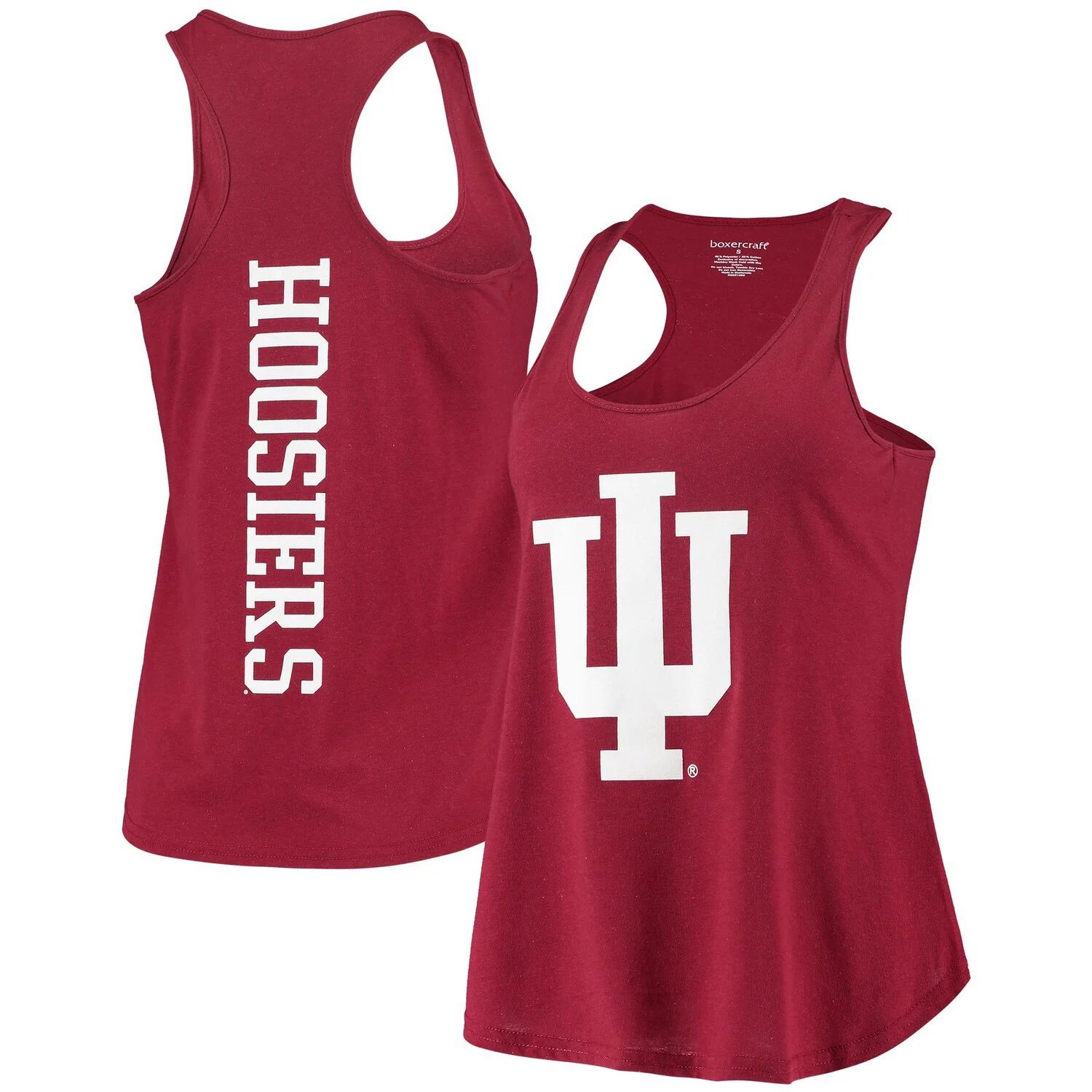 

Женская майка Crimson Indiana Hoosiers Essential 2-Hit Racerback