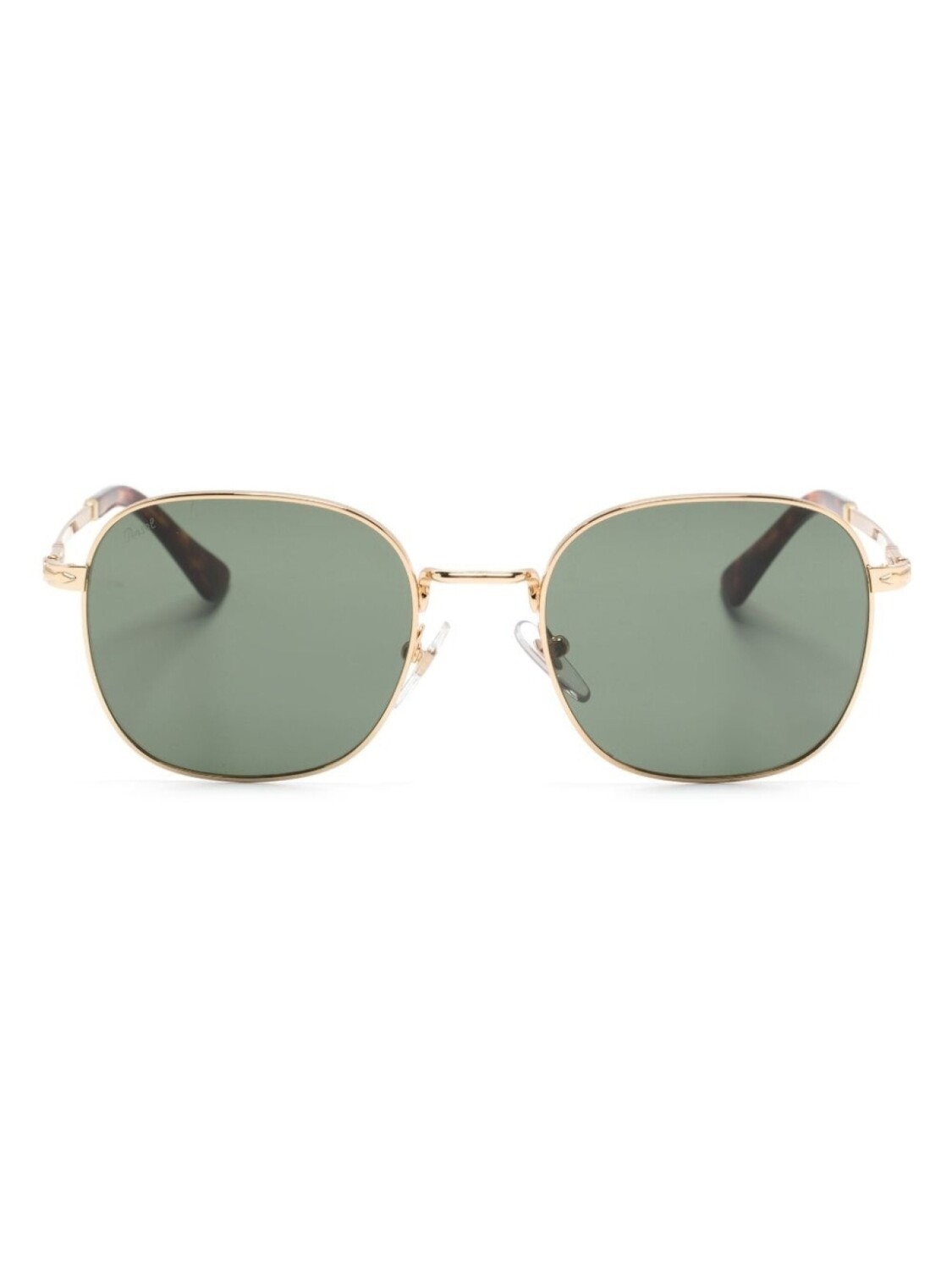 

Persol солнцезащитные очки в квадратной оправе, золотой