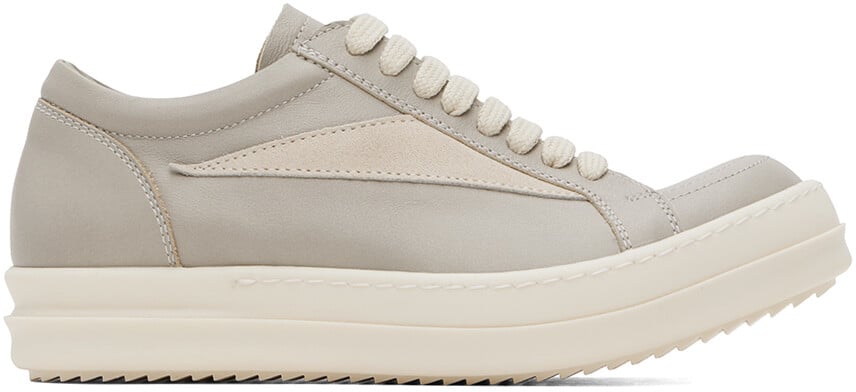 

Кремового цвета винтажные кроссовки Rick Owens, цвет Pearl/Milk/Milk