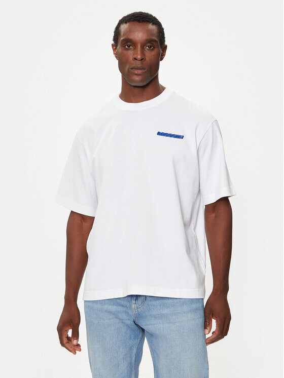 

Футболка свободного кроя Lacoste, белый