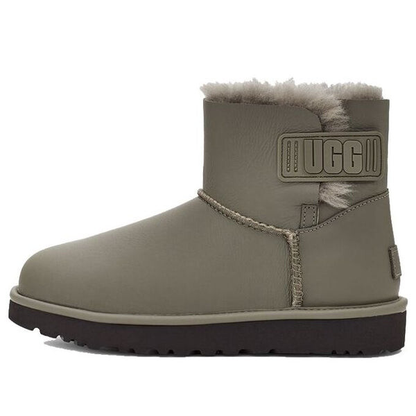 

Зимние ботинки mini bailey с логотипом на ремне Ugg, зеленый
