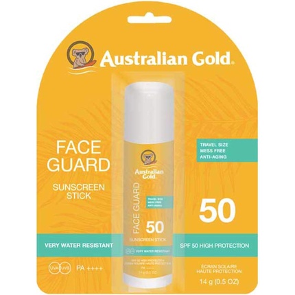 Защитный стик для лица Spf 50 14G, Australian Gold