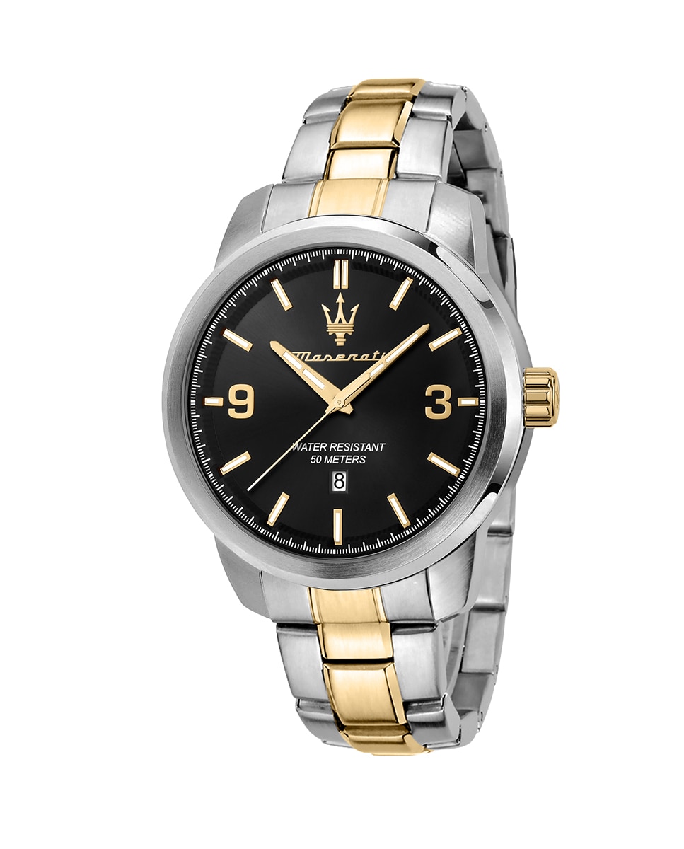 цена Мужские часы Successo R8853121009 со стальным и серебряным ремешком Maserati, серебро