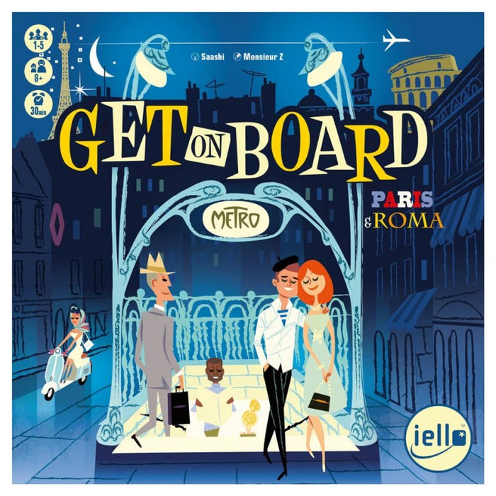 

Настольная игра iello Get On Board - Paris & Rome