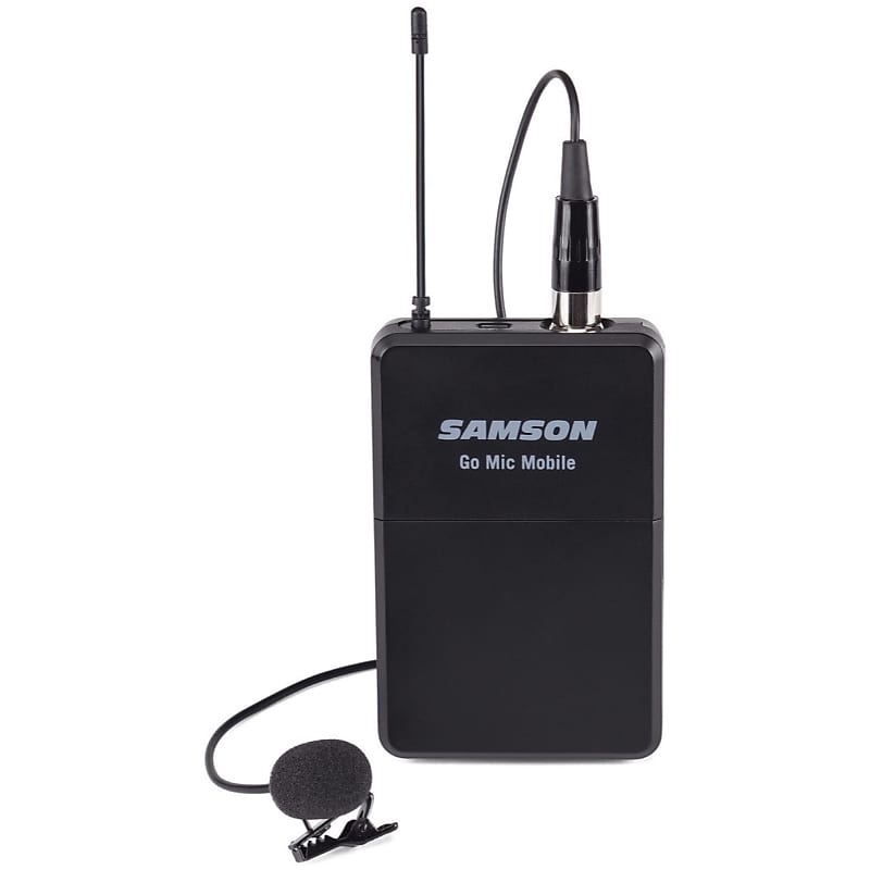 микрофон samson go mic mobile handheld wireless microphone system Микрофон Samson Go Mic Mobile Wireless Beltpack Transmitter with LM8 Lavalier Microphone