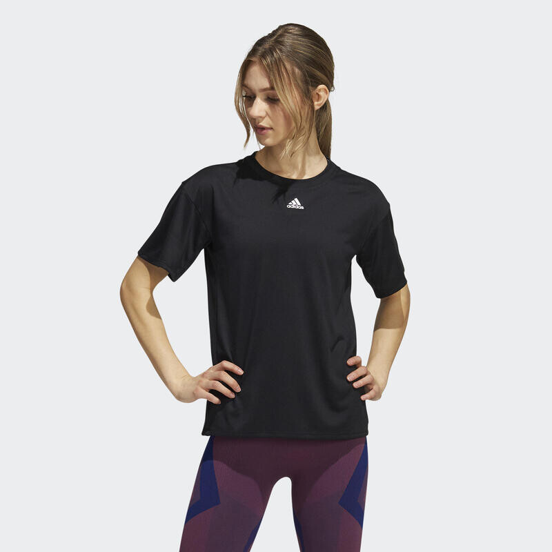 

Футболка AEROREADY с 3 полосками для тренировок ADIDAS, цвет schwarz