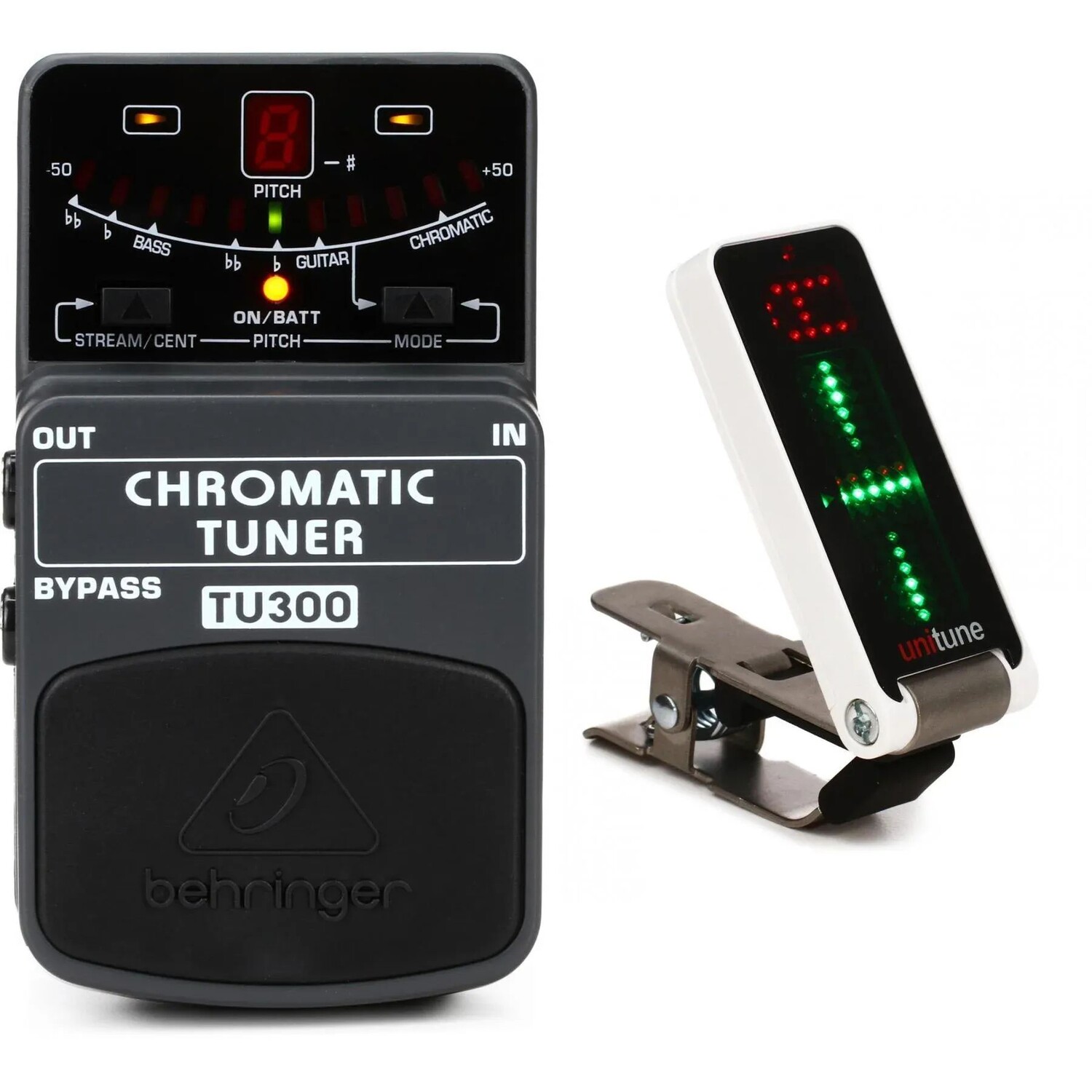 

Комплект педали хроматического тюнера Behringer TU300