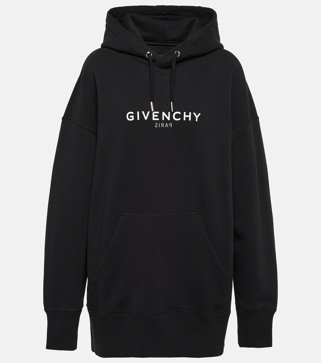 

Худи с логотипом из хлопка GIVENCHY, черный