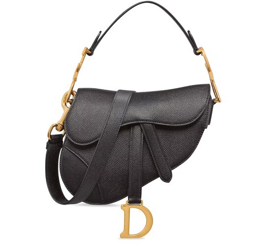 

Мини-седельная сумка Dior, черный