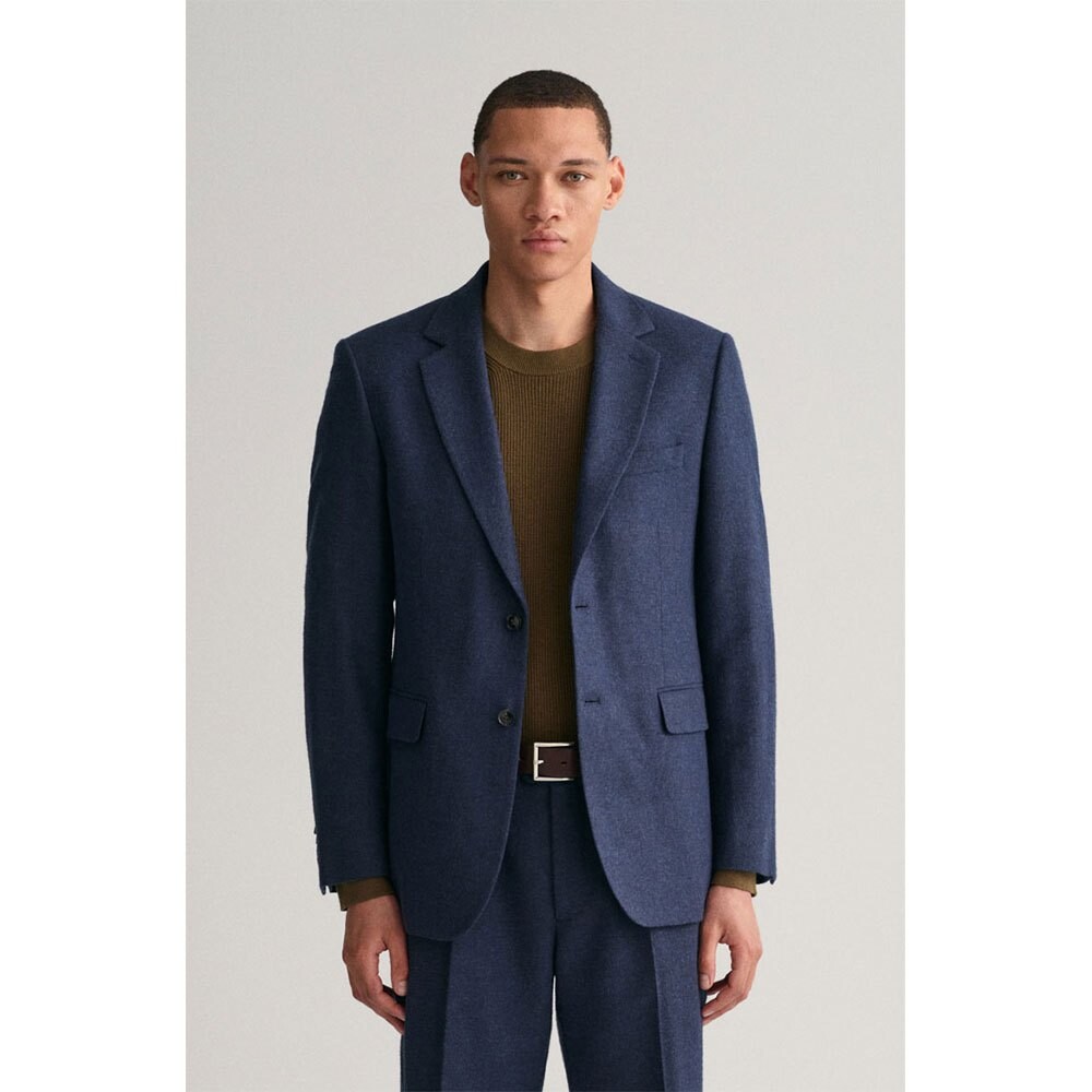 

Блейзер Gant Herringbone, синий